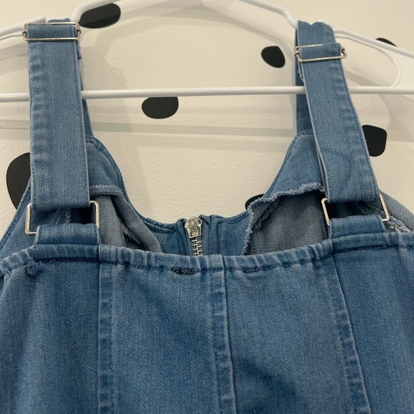 SEXY SMALL IRIS DENIM JUMPSUIT - Picture 4 of 10